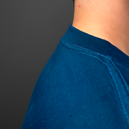 PLAYERA OVERSIZE AZUL