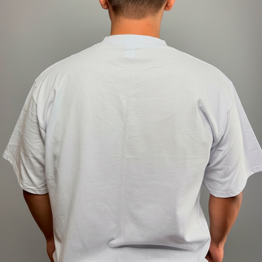 PLAYERA OVERSIZE BLANCA