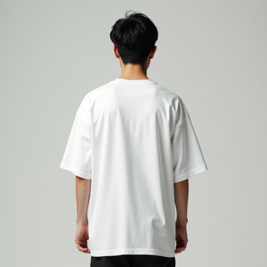 PLAYERA OVERSIZE BLANCA